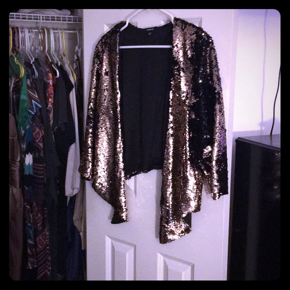 Mermaid Fabric Blazer **perfect for NYE!!**